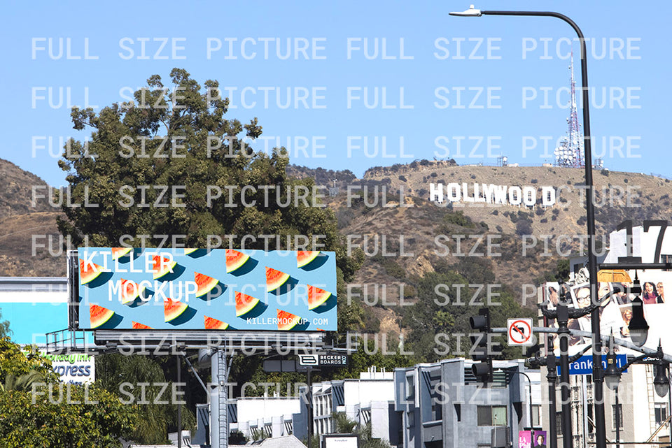 Los Angeles Billboard Mockup #2 - Horizontal