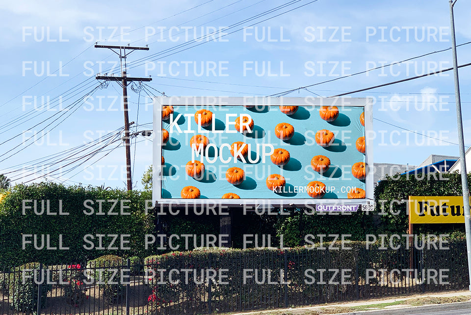 Los Angeles Billboard Mockup #5 - Horizontal