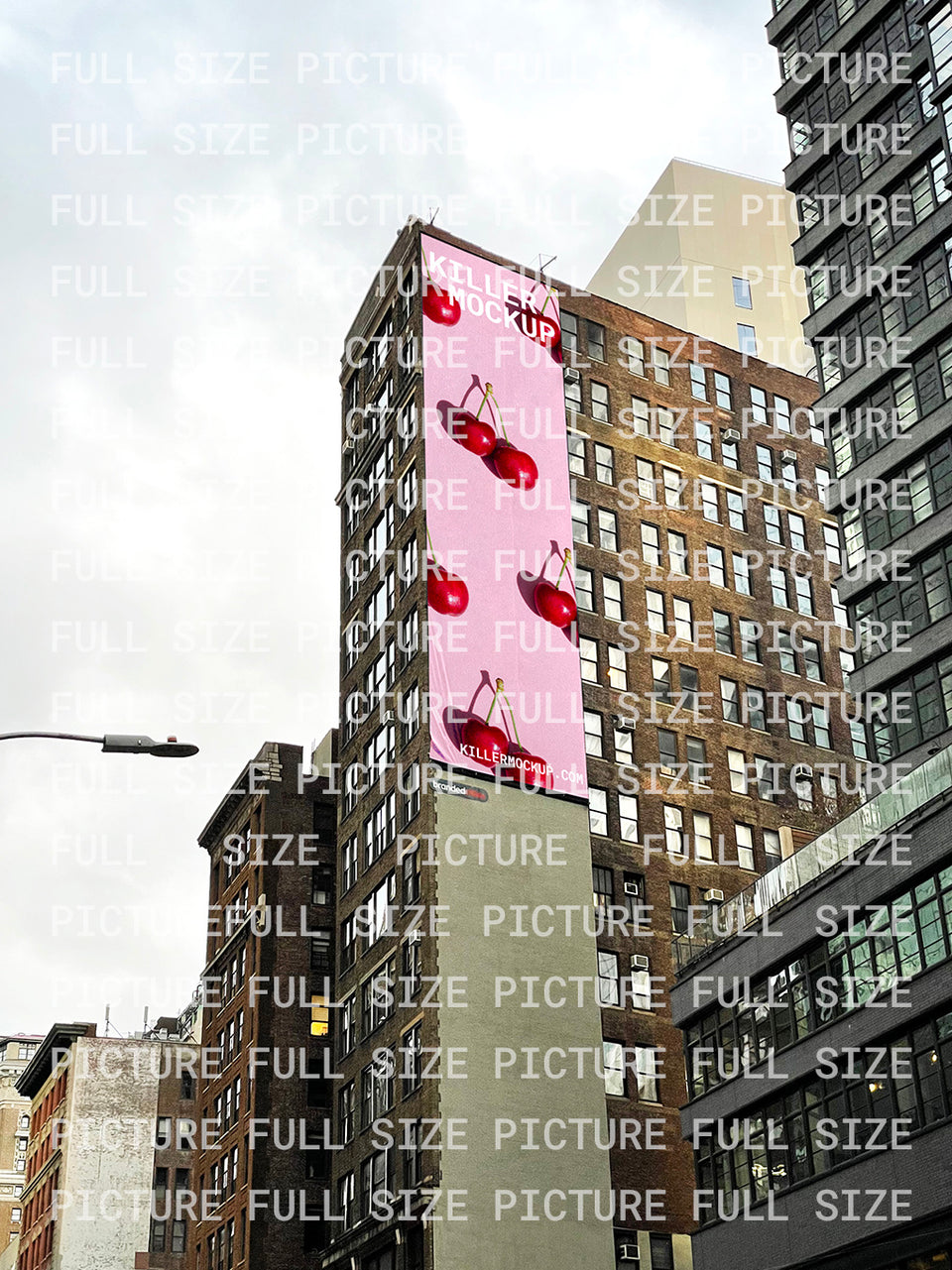 New York Billboard Mockup #11 - Vertical