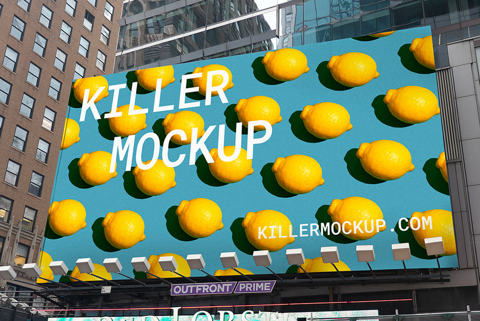 New York Billboard Mockup #4 - Horizontal