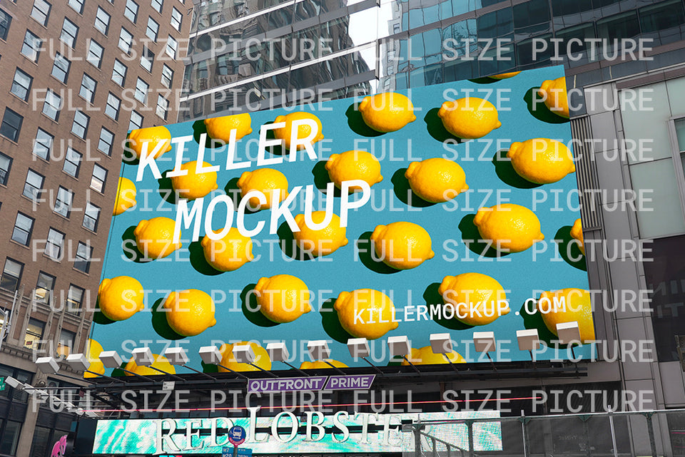 New York Billboard Mockup #4 - Horizontal