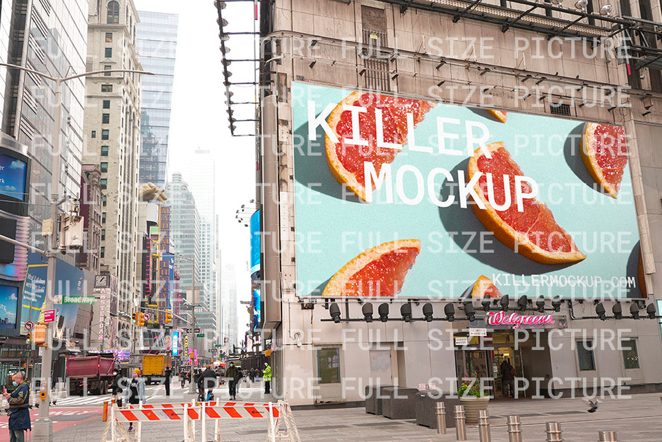 New York Billboard Mockup #5 - Horizontal