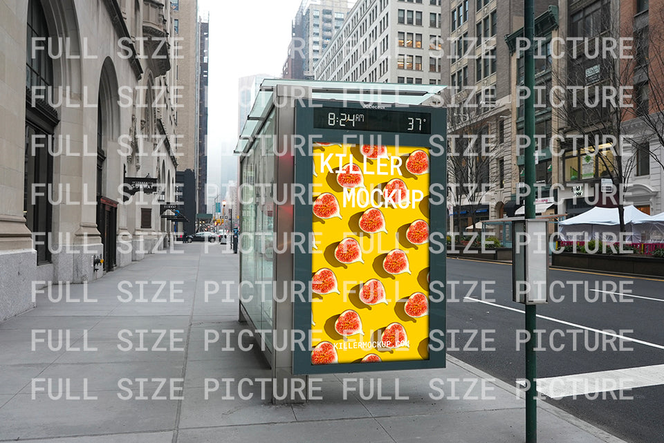 New York Billboard Mockup #6 - Vertical