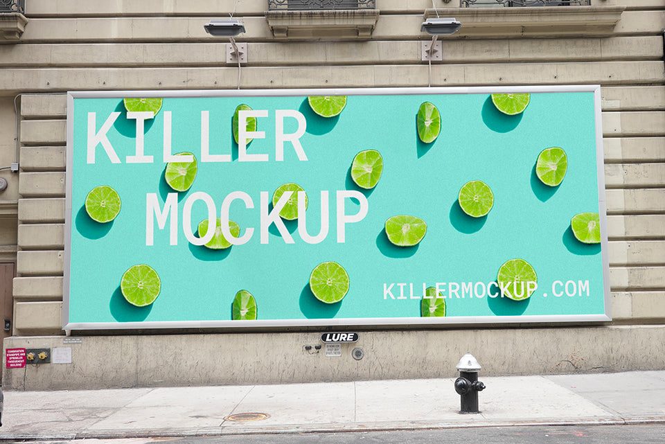 New York Billboard Mockup #9 - Horizontal