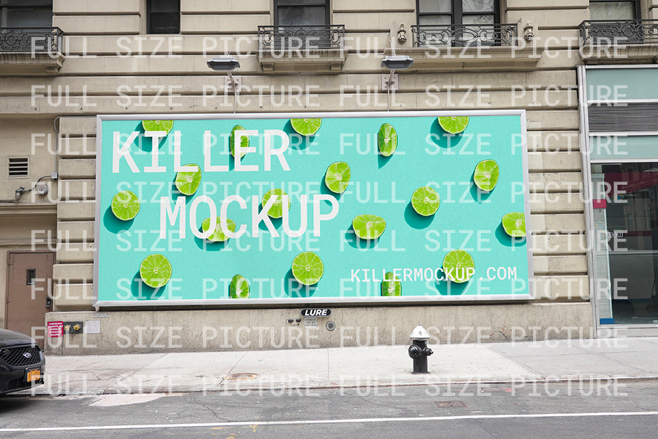 New York Billboard Mockup #9 - Horizontal