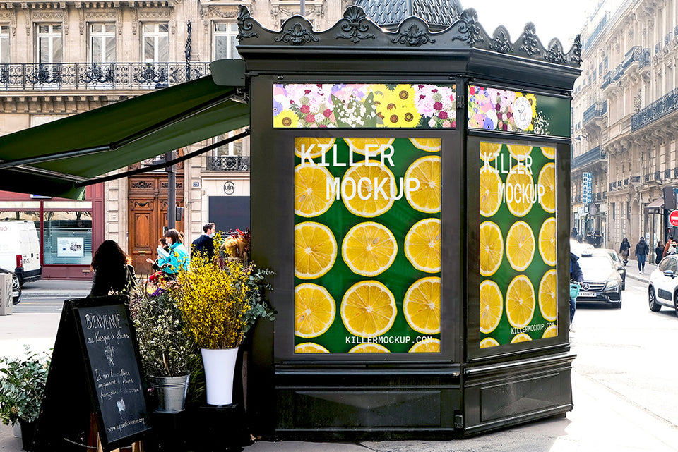 Paris Billboard Mockup #10 - Vertical