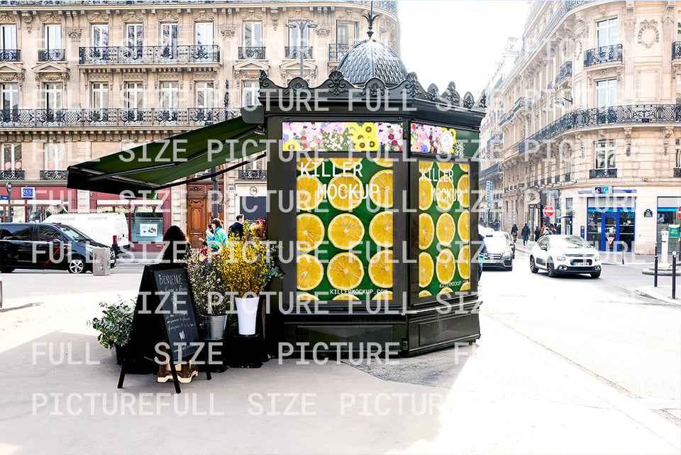 Paris Billboard Mockup #10 - Vertical