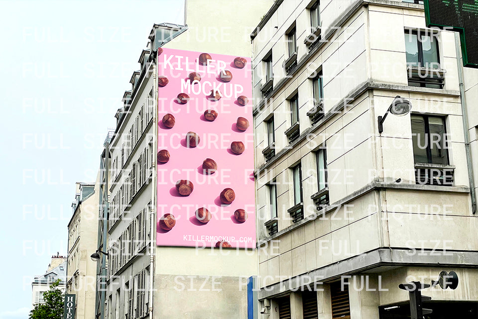 Paris Billboard Mockup #3 - Vertical