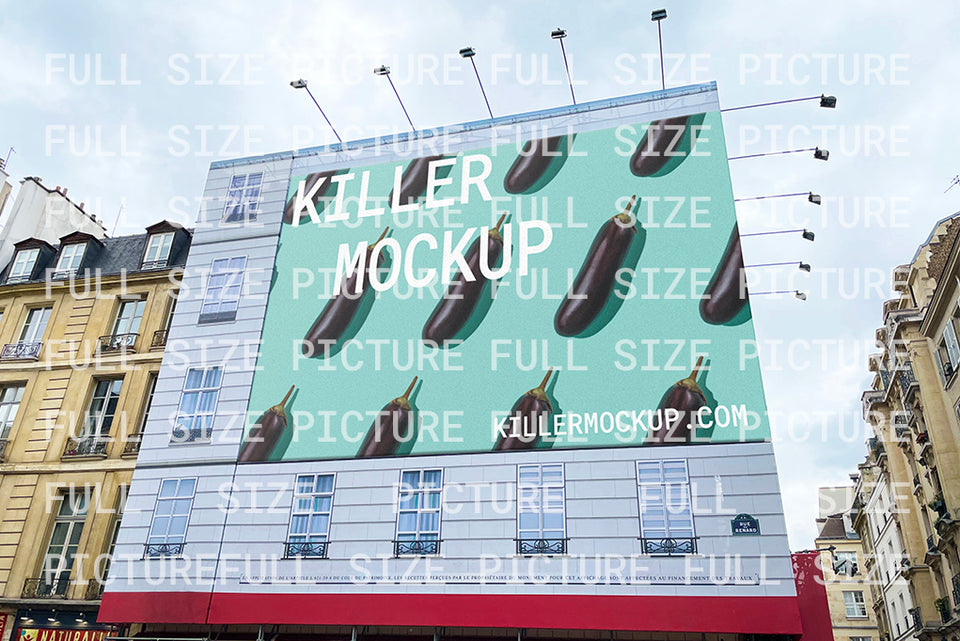 Paris Billboard Mockup #6 - Horizontal