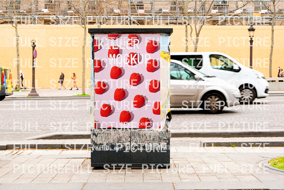 Paris Billboard Mockup #8 - Vertical