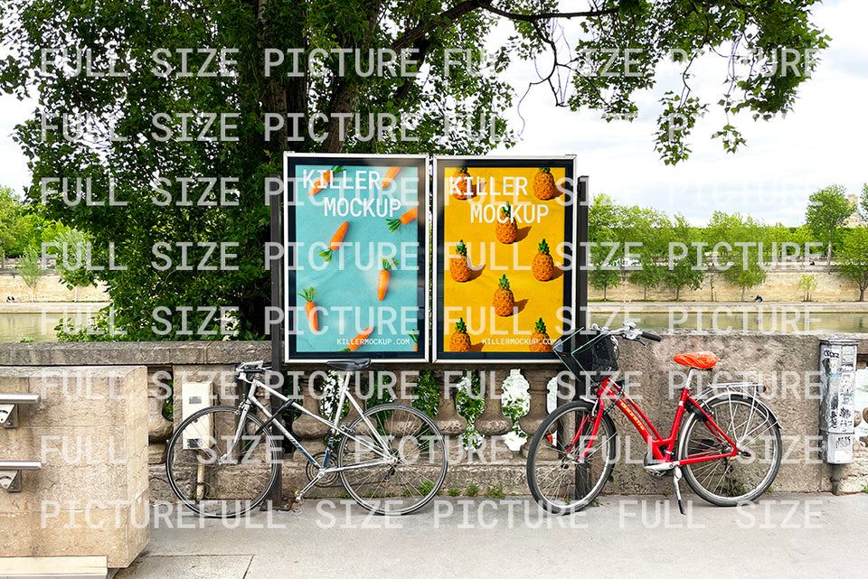 Paris Billboard Mockup #9 - Vertical