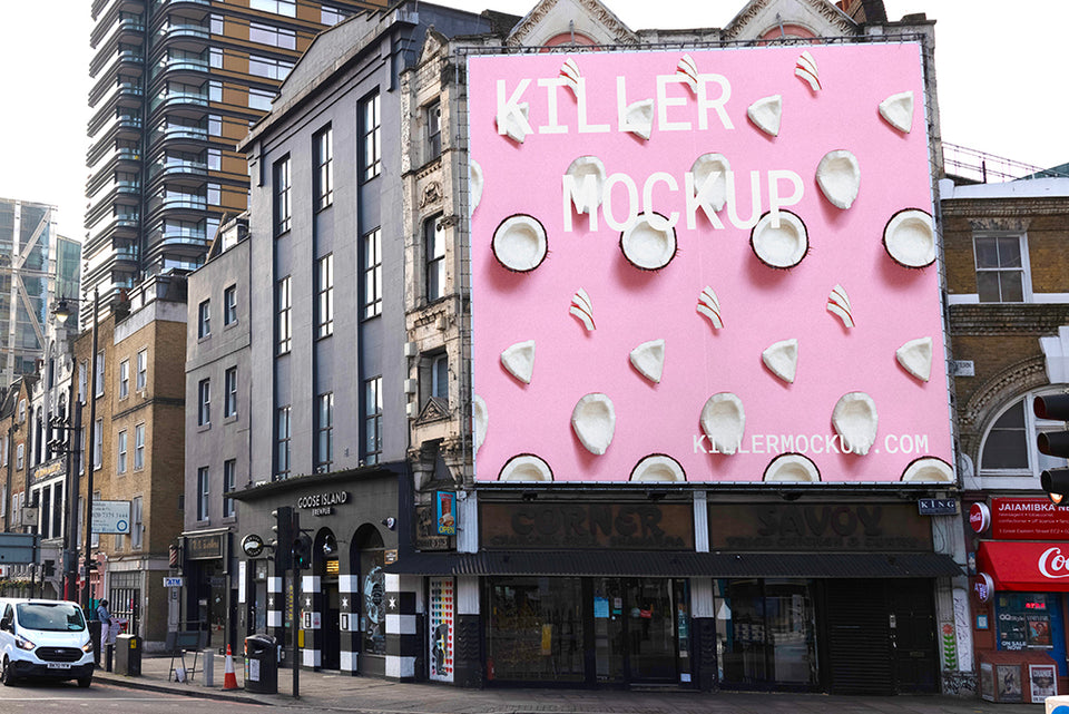 London Billboard Mockup #1 - Vertical