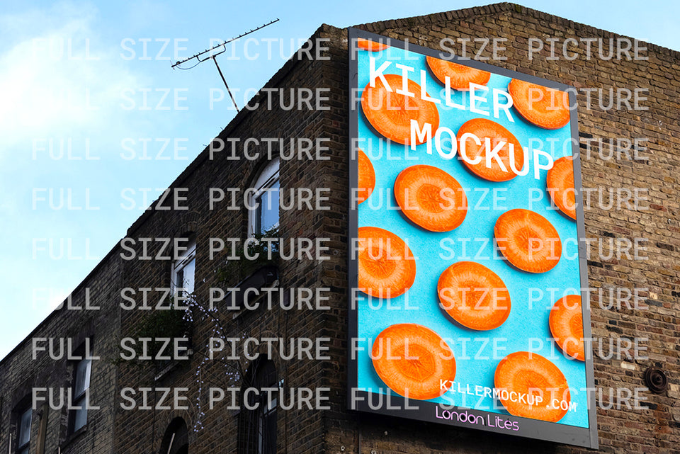 London Billboard Mockup #2 - Vertical