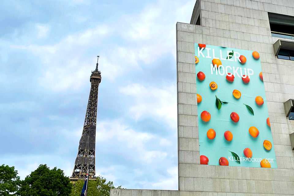 Paris Billboard Mockup #2 - Vertical