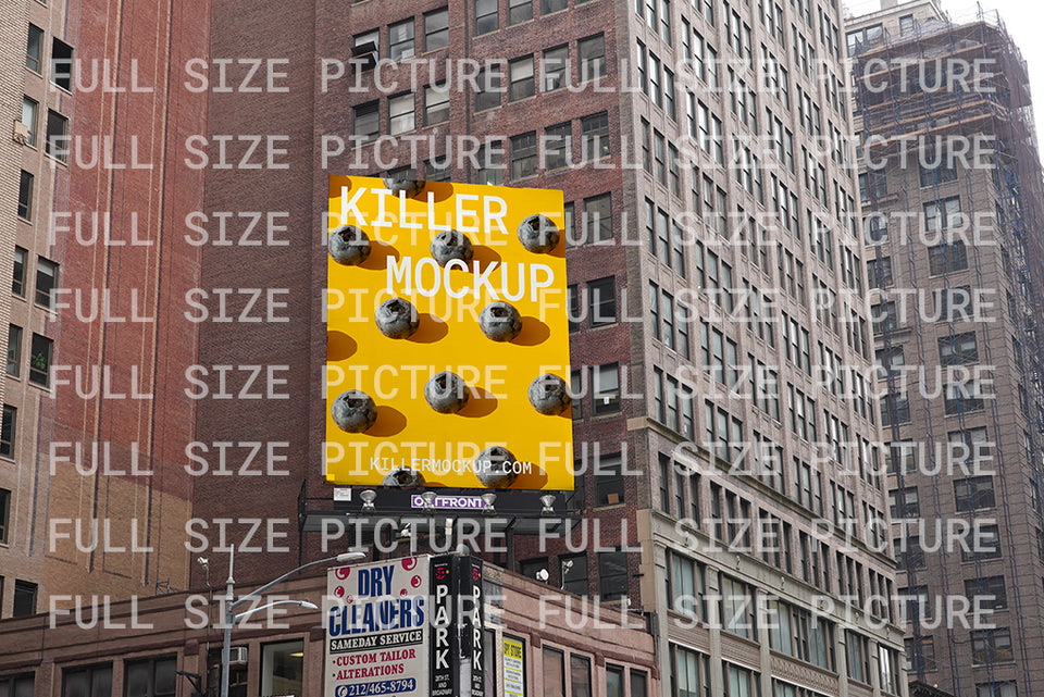 New York Billboard Mockup #1 - Vertical