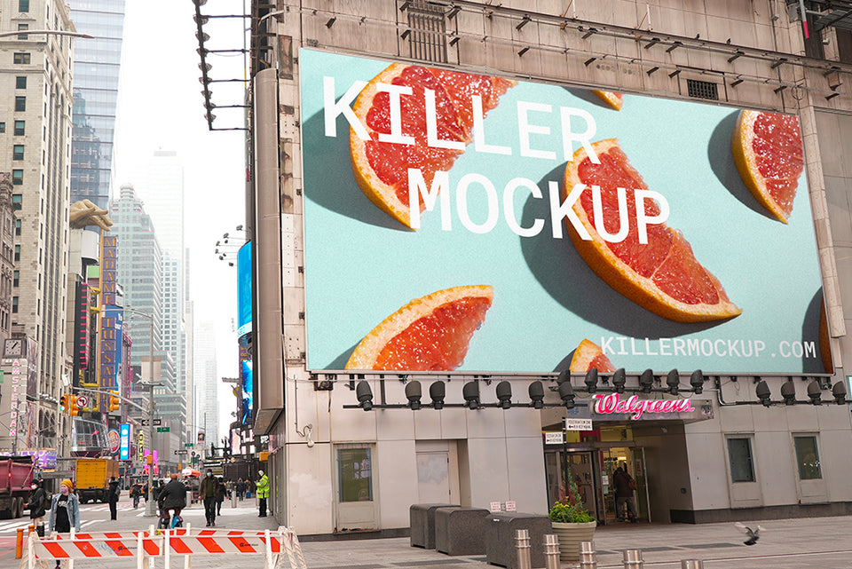 New York Billboard Mockup #5 - Horizontal