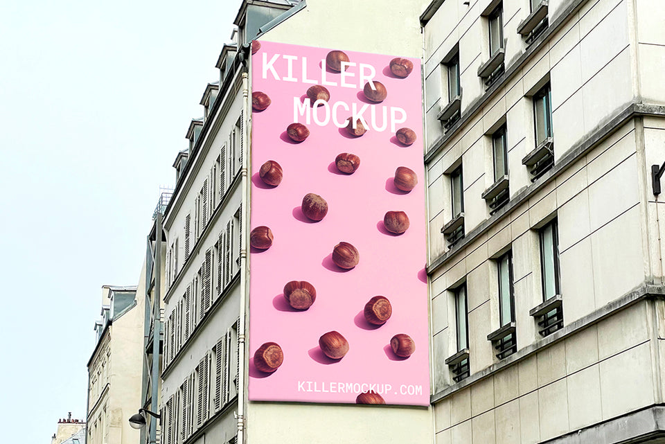 Paris Billboard Mockup #3 - Vertical