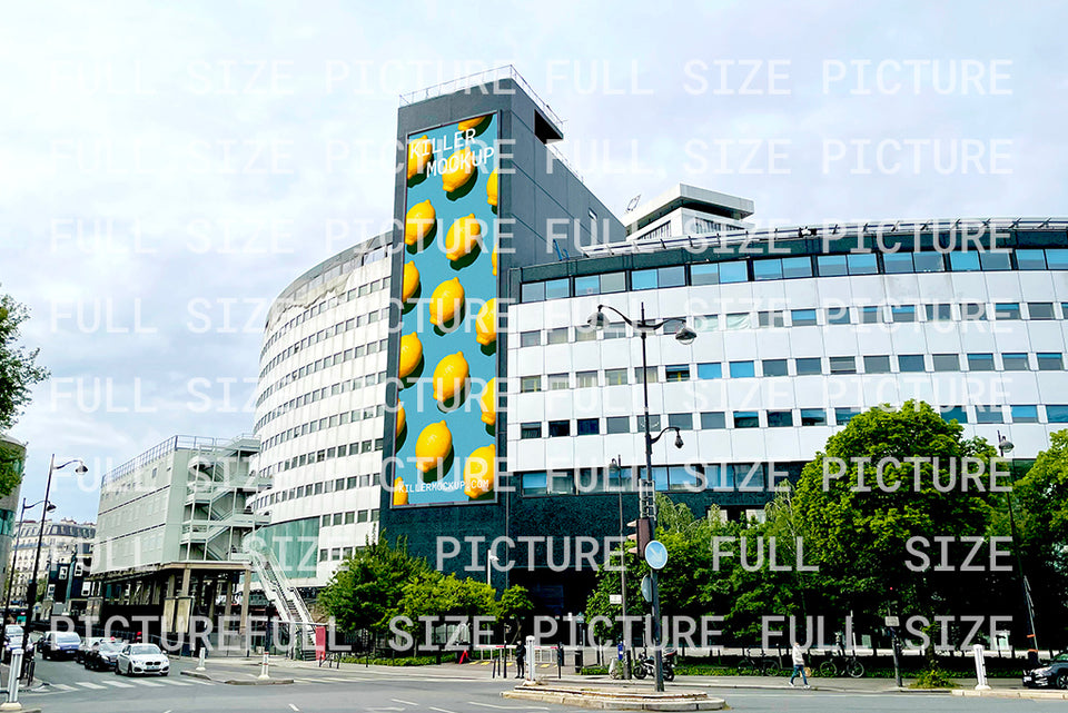 Paris Billboard Mockup #7 - Vertical