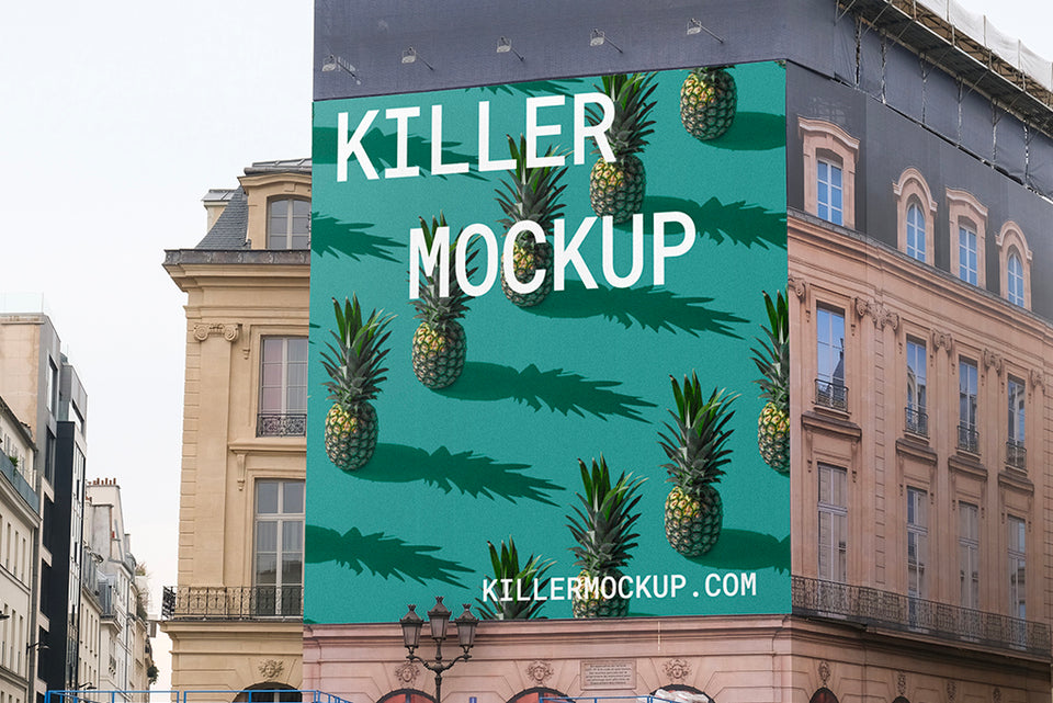 Paris Billboard Mockup #1 - Vertical