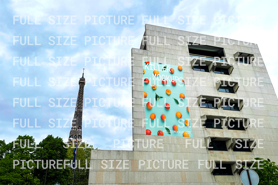 Paris Billboard Mockup #2 - Vertical